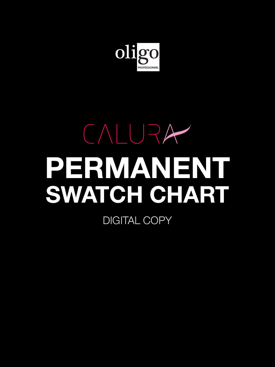 Calura Permanent Color Swatch Chart (digital copy) – Oobalie Pro