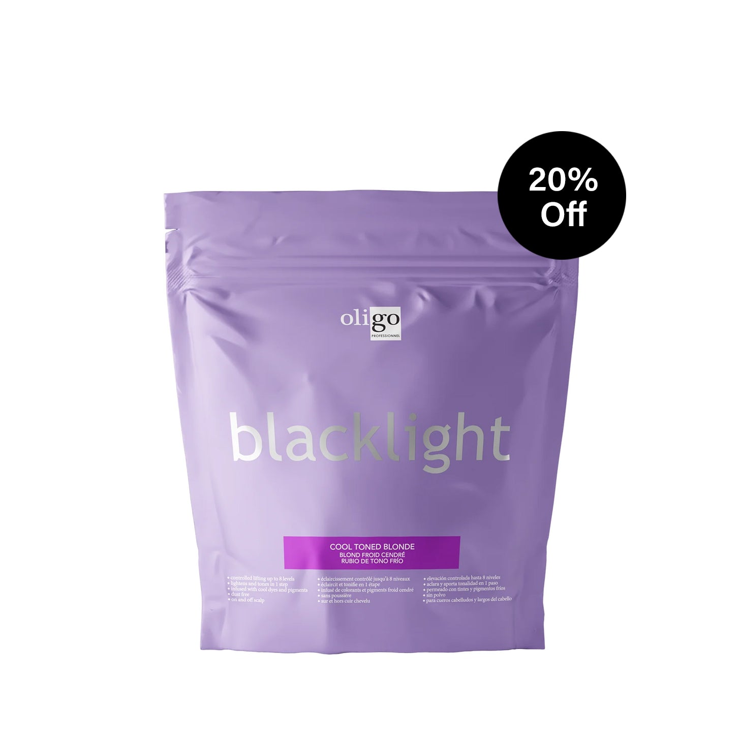 Blacklight Cool Toned Blonde Lightener